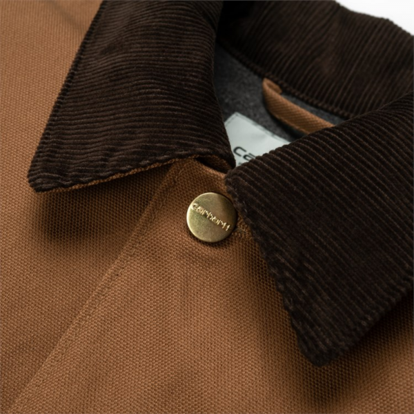 CARHARTT WIP MICHIGAN COAT HAMILTON BROWN/TOBACCO RIGID GIACCA