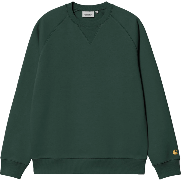 CARHARTT WIP CHASE SWEATSHIRT GREEN/GOLD