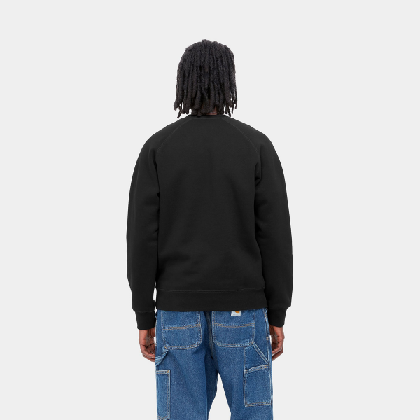 CARHARTT WIP CHASE SWEATSHIRT BLACK/GOLD