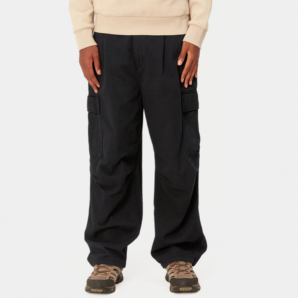 CARHARTT WIP COLE CARGO PANT BLACK (GARMENT DYED)