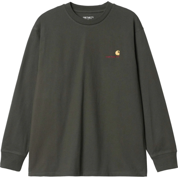 CARHARTT WIP L/S AMERICAN SCRIPT PLANT T-SHIRT