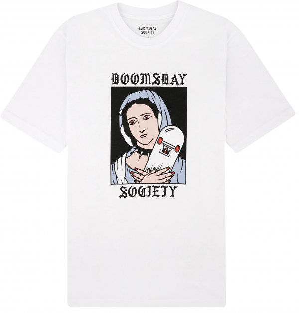 DOOMSDAY HOLY SK8 WHITE T-SHIRT