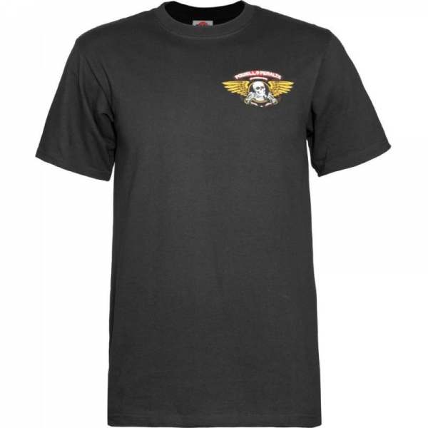 POWELL PERALTA WINGED BLACK T-SHIRT