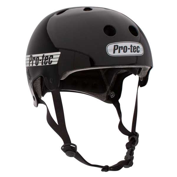 PRO TEC OLD SCHOOL CERT GLOSS BLACK CASCO