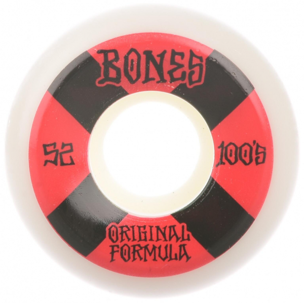 BONES OG FORMULA V5 SIDECUT 100's 52mm RUOTE SKATEBOARDS