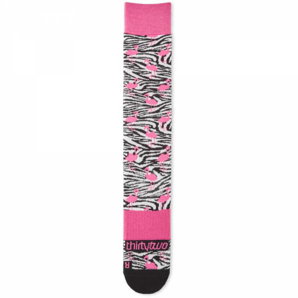 THIRTYTWO DOUBLE BLACK/PINK CALZINI SNOWBOARD DONNA