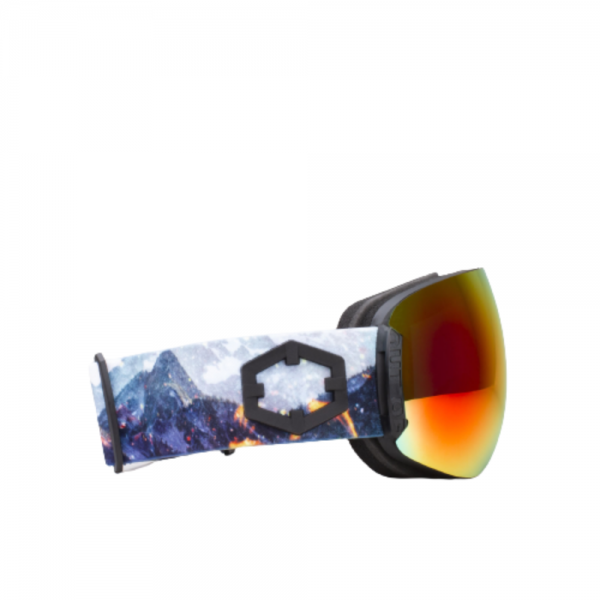 OUT OF OPEN SPARKS RED MCI MASCHERA SNOWBOARD