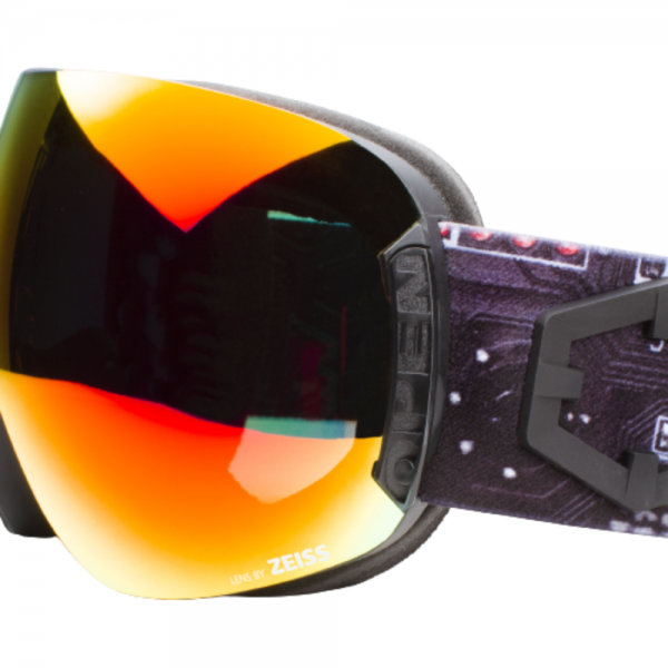 OUT OF OPEN MOTHERBOARD RED MCI MASCHERA SNOWBOARD