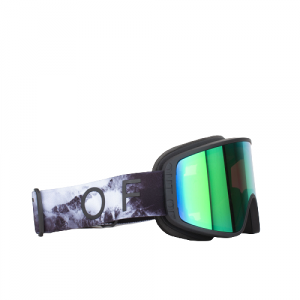 OUT OF SHIFT TEMPESTA GREEN MCI MASCHERA SNOWBOARD