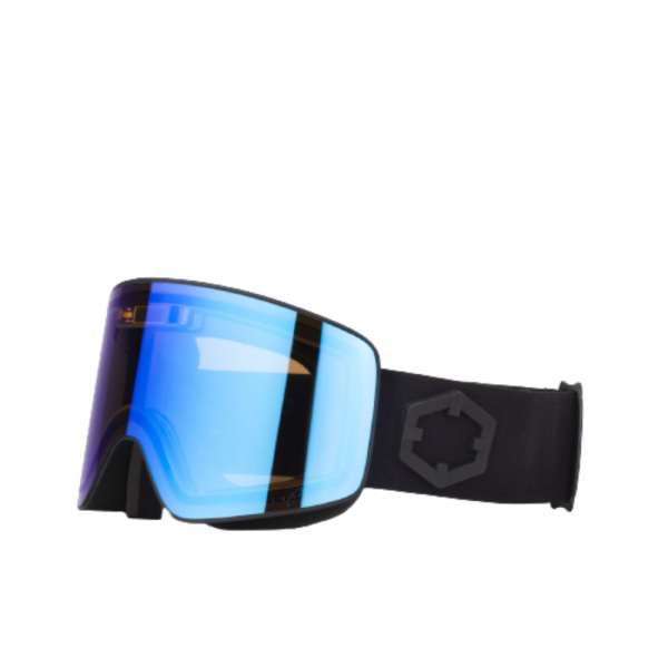 OUT OF ELECTRA BLACK E-BLUE MASCHERA SNOWBOARD