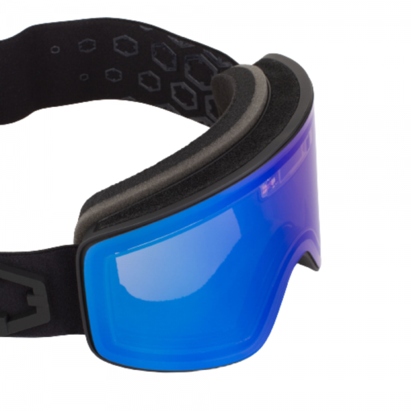 OUT OF ELECTRA BLACK E-BLUE MASCHERA SNOWBOARD