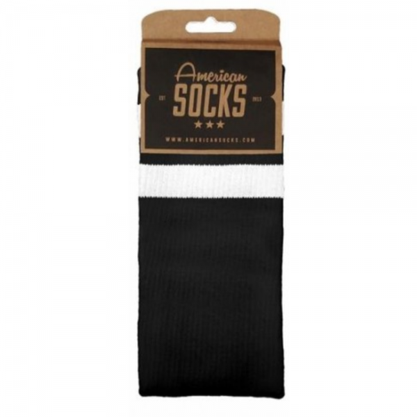 AMERICAN SOCKS BACK IN BLACK I BLACK/WHITE CALZINI