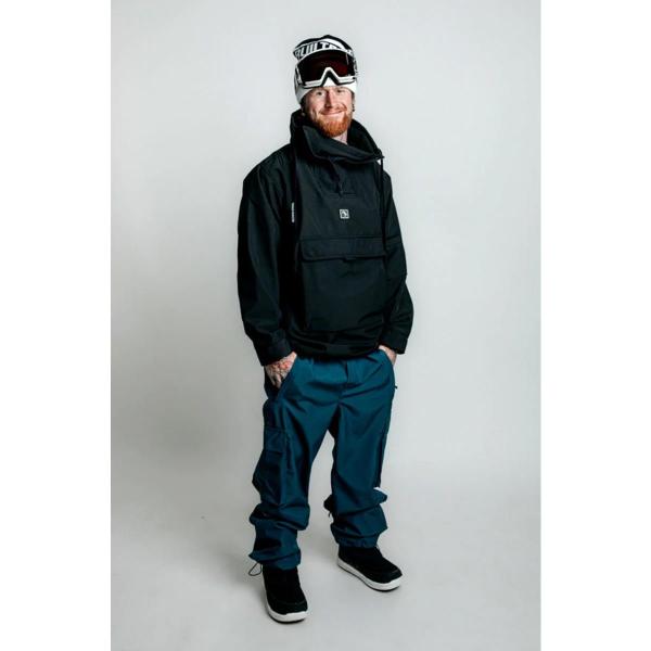 BRETHREN ACCESS ANORAK - DARKSIDE/BLACK GIACCA SNOWBOARD