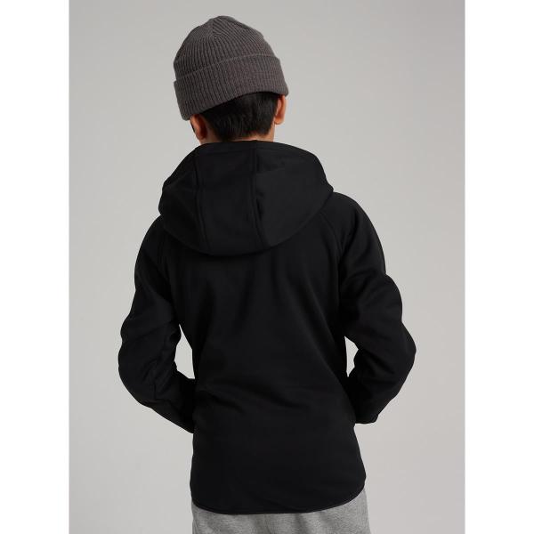 BURTON CROWN WEATHERPROOF FULL ZIP TRUE BLACK BAMBINO