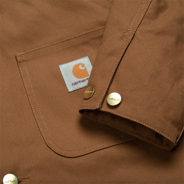 CARHARTT WIP MICHIGAN COAT HAMILTON BROWN/TOBACCO RIGID GIACCA