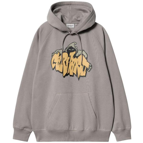 CARHARTT WIP HOODED YUTE SWEAT MISTY GREY 