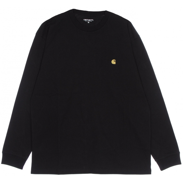 CARHARTT WIP L/S CHASE BLACK/GOLD T-SHIRT