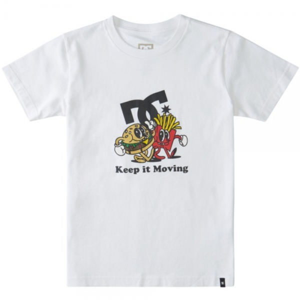 DC FOODIES WHITE T-SHIRT BAMBINO