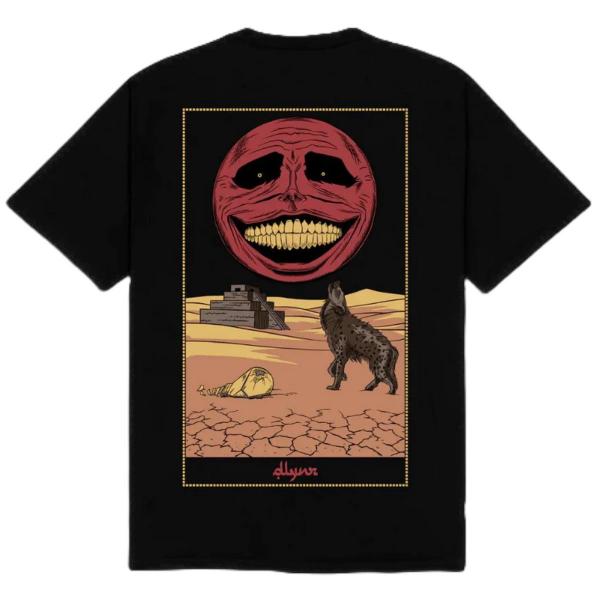 DOLLY NOIRE BLACK MOON TAROT BLACK T-SHIRT