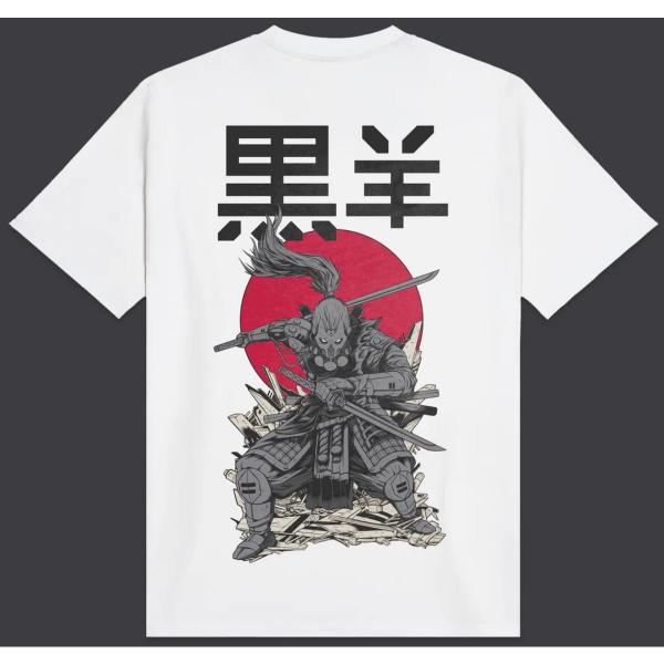 DOLLY NOIRE MIYAMOTO MUSASHI WHITE T-SHIRT