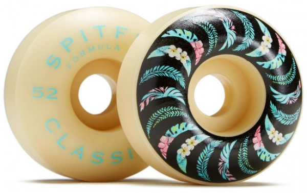 SPITFIRE FLORAL SWIRL F4 CLASSICS 99A 54MM RUOTE SKATEBOARD