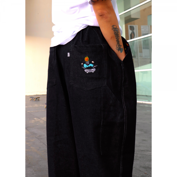 MACBA x TELEVISI STAR CARPENTER PANT BLACK