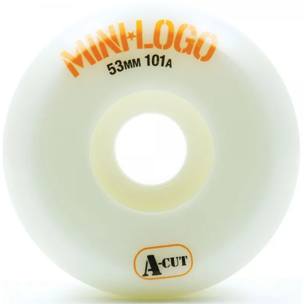 MINI LOGO A CUT 53mm 101A WHITE RUOTE SKATEBOARDS