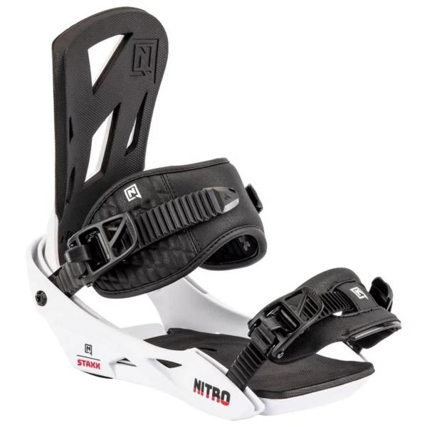 NITRO STAXX WHITE ATTACCHI SNOWBOARD