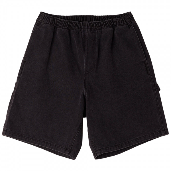 OBEY EASY CARPENTER SHORT DUSTY BLACK DENIM