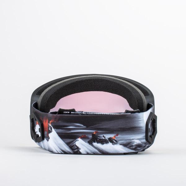 OUT OF ELECTRA 2 PEAKS IRID RED MASCHERA SNOWBOARD