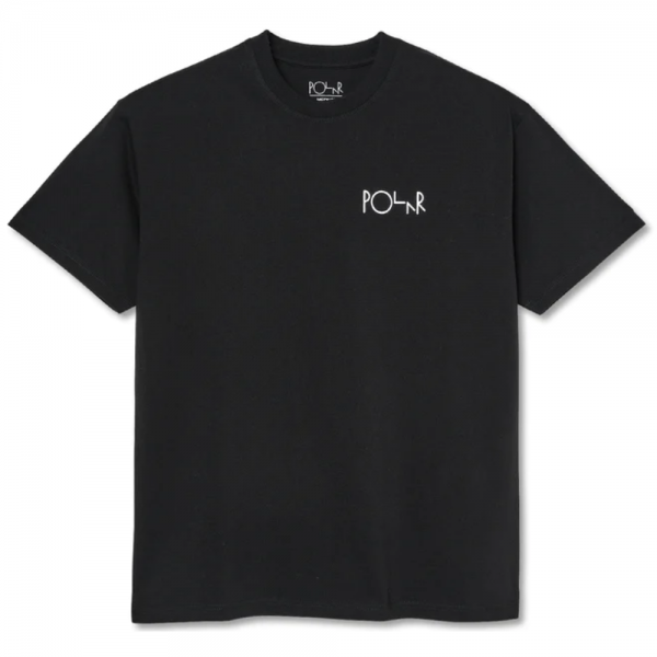 POLAR STROKE LOGO BLACK T-SHIRT