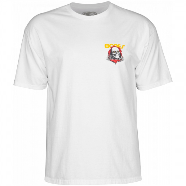 POWELL PERALTA RIPPER SUPPORT WHITE T-SHIRT