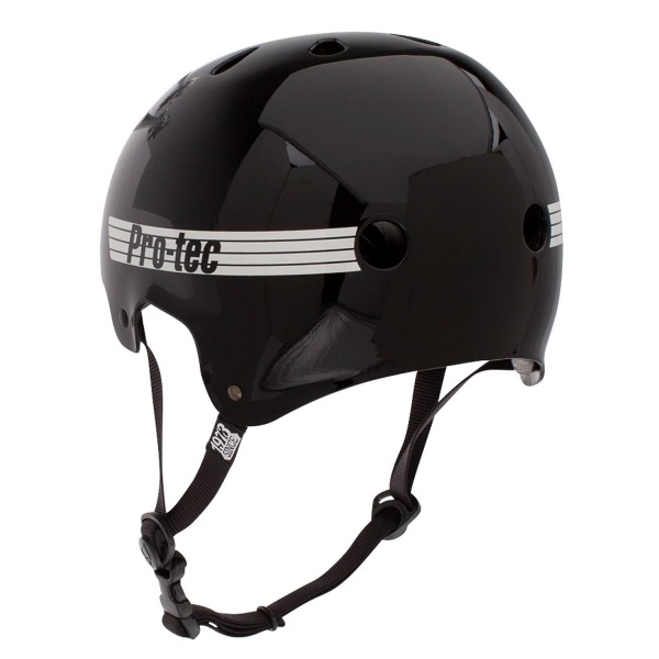 PRO TEC OLD SCHOOL CERT GLOSS BLACK CASCO