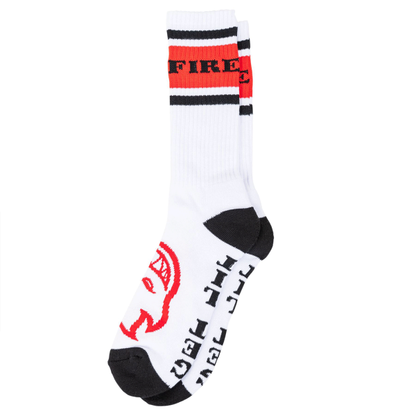 SPITFIRE CLASSIC 87' BIGHEAD WHITE/BLACK/RED CALZINI