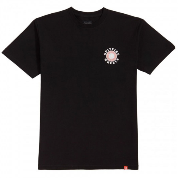 SPITFIRE OG CLASSIC FILL BLACK/MULTICOLORED T-SHIRT