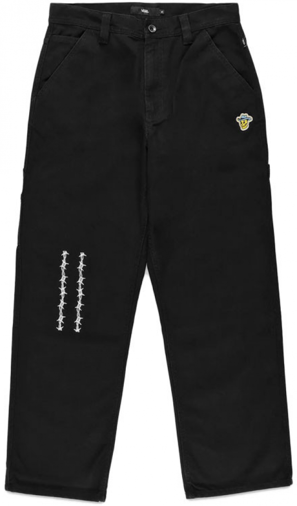 Pantaloni vans cheap bambino nere