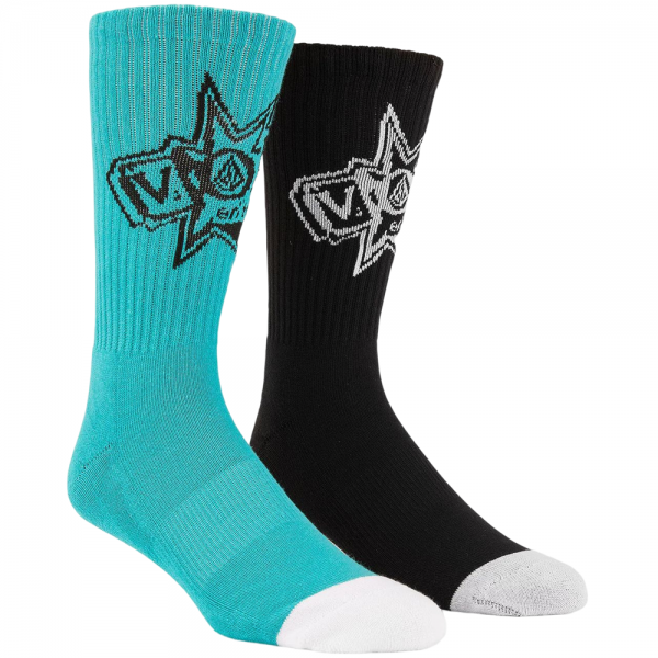 VOLCOM NT TEMPLE TEAL CALZINI