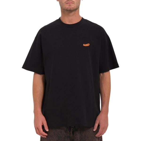 VOLCOM PISTOL STONE BLACK T-SHIRT