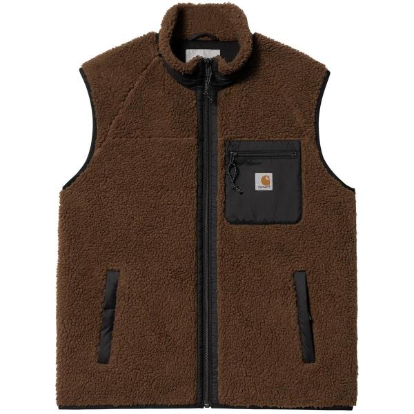 CARHARTT WIP PRENTIS VEST LINER DOOP H BROWN/BLACK