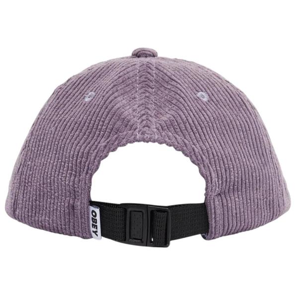 OBEY BOLD CORD 6 STRAPBACK WINEBERRY CAPPELLO