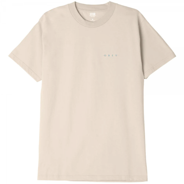 OBEY DECO ICON FACE CLASSIC CREAM T-SHIRT