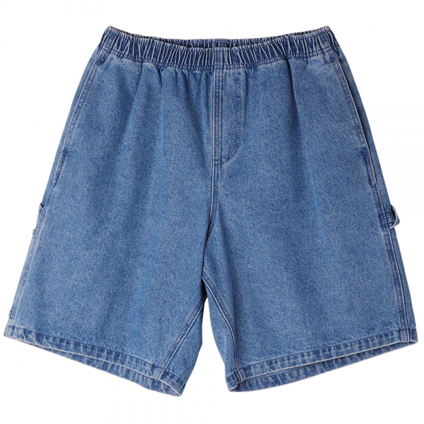 OBEY EASY DENIM CARPENTER LIGHT INDIGO SHORTS