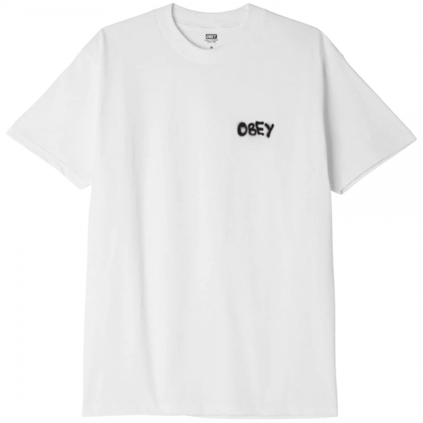 OBEY VISUAL DESIGN STUDIO CLASSIC WHITE T-SHIRT