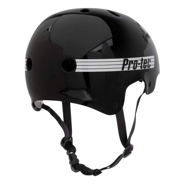 PRO TEC OLD SCHOOL CERT GLOSS BLACK CASCO