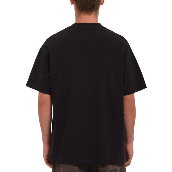 VOLCOM PISTOL STONE BLACK T-SHIRT