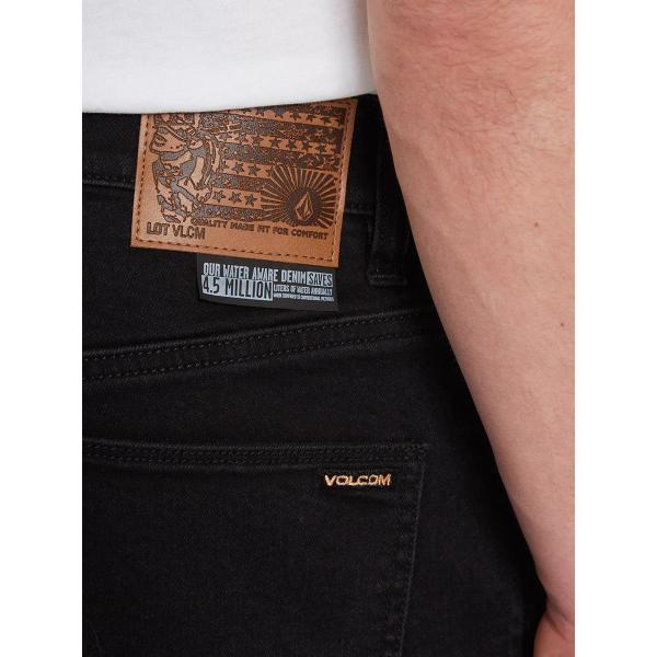 VOLCOM SOLVER DENIM BLACK OUT SHORTS