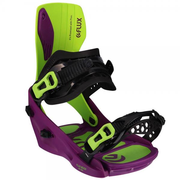 FLUX XF PURPLE/GREEN ATTACCHI SNOWBOARD