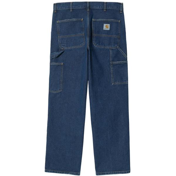 CARHARTT WIP DOUBLE KNEE PANT BLUE (STONE WASHED)