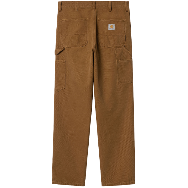 CARHARTT WIP DOUBLE KNEE PANT DEEP H BROWN (AGED CANVAS)