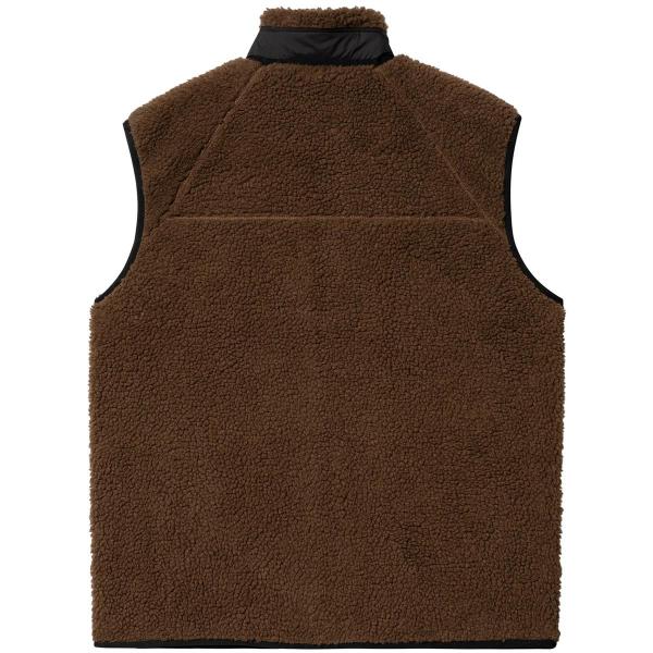 CARHARTT WIP PRENTIS VEST LINER DOOP H BROWN/BLACK